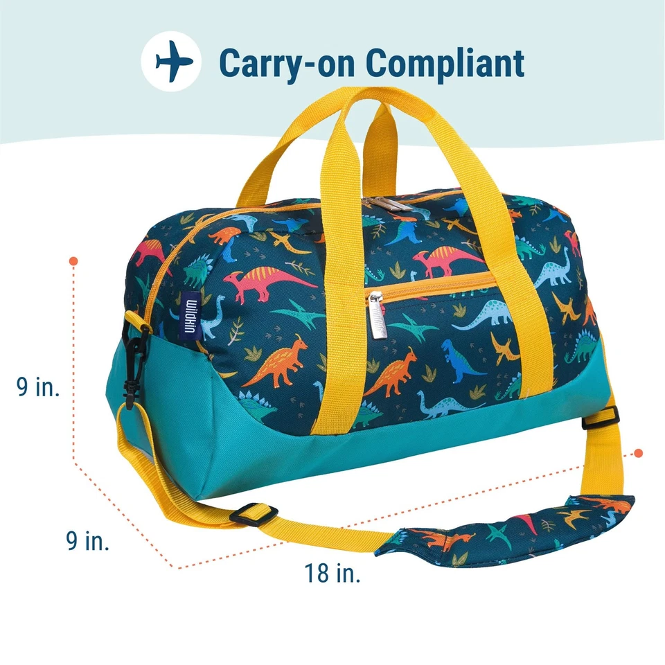 儿童过夜行李袋 – 随身携带尺寸,适合学校和过夜 –... — 第 4/4 张图片