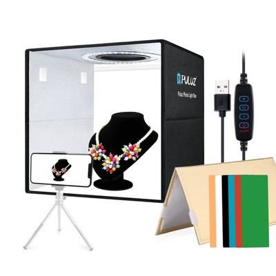 PULUZ 12''×12'' Portable Photography Light Box,Dimmable Photo Studio Light
