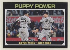 2020 Topps Heritage High Number Combo Cards Aaron Judge Gleyber Torres #CC-4 0b3