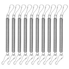 10 Pcs Silver Guinea Pig Water Bottle Holder Spring Clips