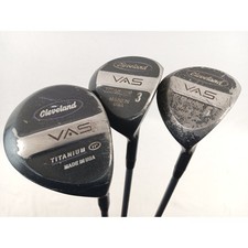 Cleveland Vas Titanium Driver 3 Wood And 5 Fairway Woods Mens Golf Clubs Firm