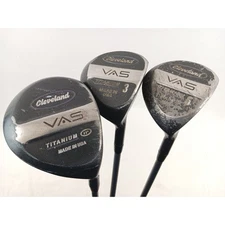 Cleveland VAS Titanium Driver 3 Wood and 5 Fairway Woods Men's Golf Clubs Firm