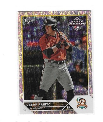 Cesar Prieto - 2023 Topps Pro Debut - Sparkle Foil #051/175 - RC - Orioles