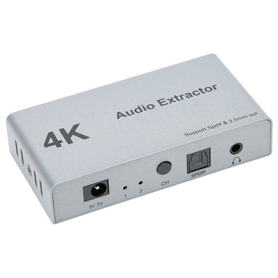  Extractor Distributor 2 In 1 Out 4k 30hz To Optica Spdif CB