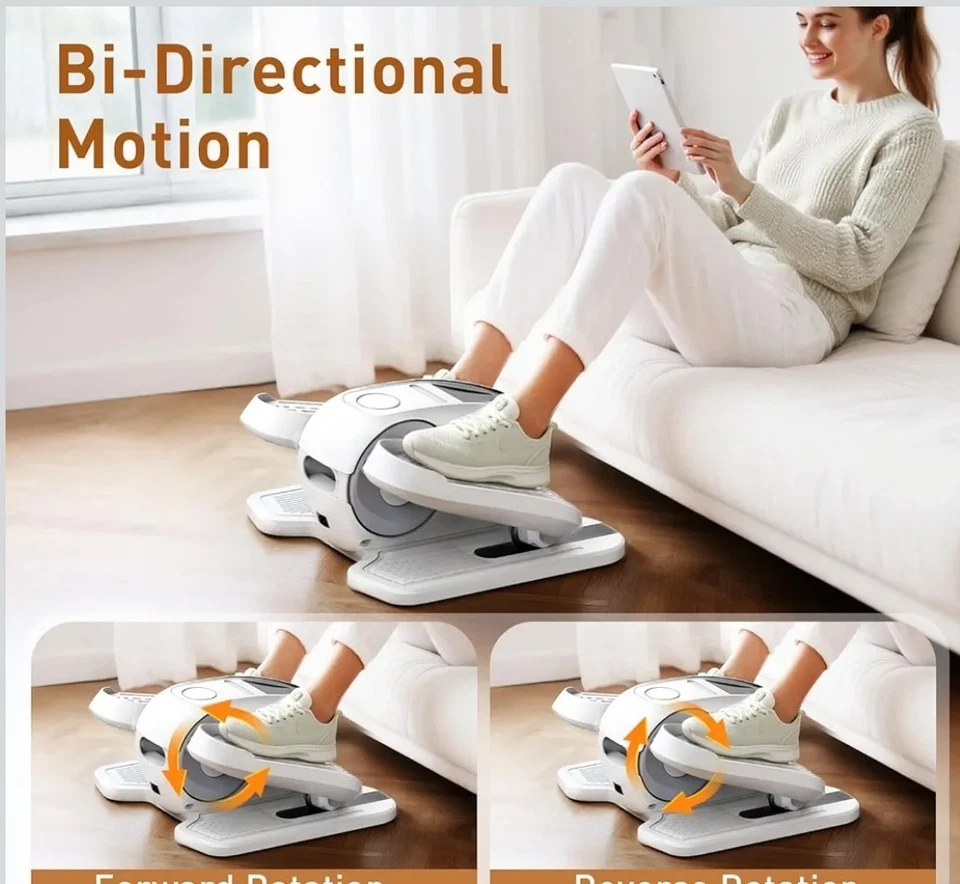 Under Desk Elliptical Exercise Machine,Ellipse Leg Exerciser as Seen on TV,12... - Image 4 of 4