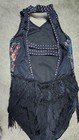 Dance Costume Weissman 'LITTLE SWING' Black Jazz Tap Theater Sequin Fringe LC — photo 4