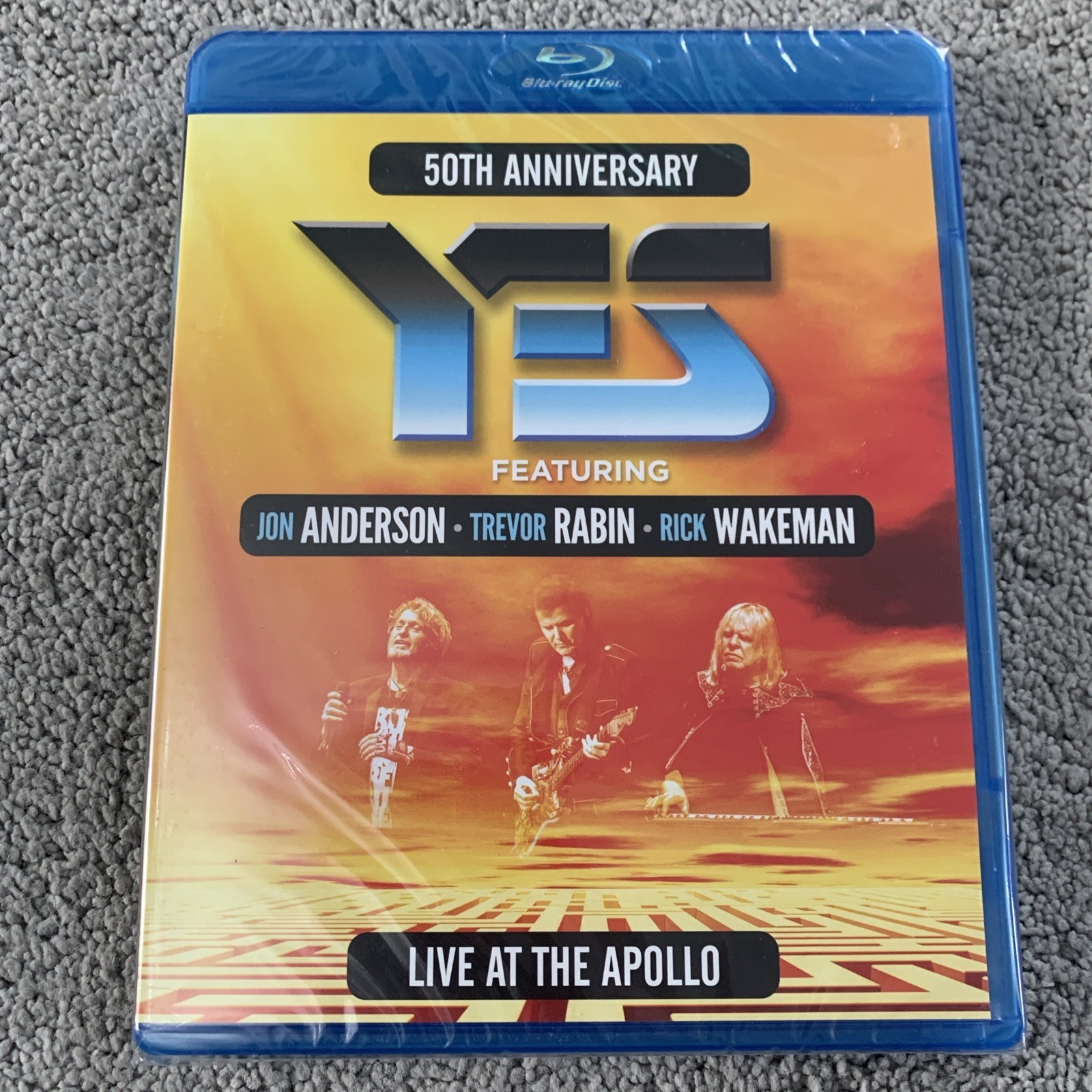 Yes - Live At The Apollo - 50th Anniversary blu ray - New & sealed