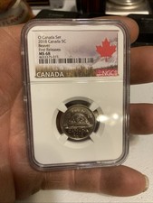 2018 O CANADA 5 CENT NGC MS68  BEAVER NICKEL FIRST RELEASES