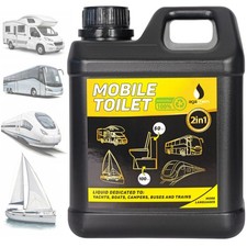 Sanit&auml;rfl&uuml;ssigkeit AGACHEM 2L Chemietoilette Campingtoilette Wohnwagen Boote