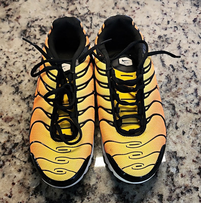 Nike Air Max Plus TN Sunset Orange Yellow BV7426-001 Kids GS Size 7Y Womens 8.5
