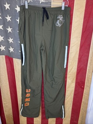 Small Long USMC Marine Corps New Balance Warm Up Track PT Pants Training B875