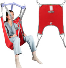 EZ Assistive Patient Lift Divided Leg Sling with Lower Back, Patient Lift Sling