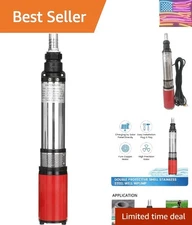 Stainless Steel Solar Submersible Well Pump - 24V, Ideal for Home & Farm