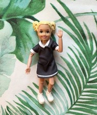 Articulated OOAK Chelsea Barbie Doll Little Sister Moves Blonde Green Eyes