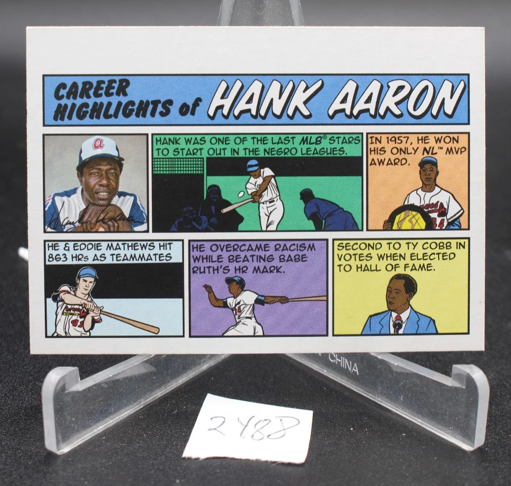 2022 Topps Heritage - 1973 Topps Comics Hank Aaron #73TC-22