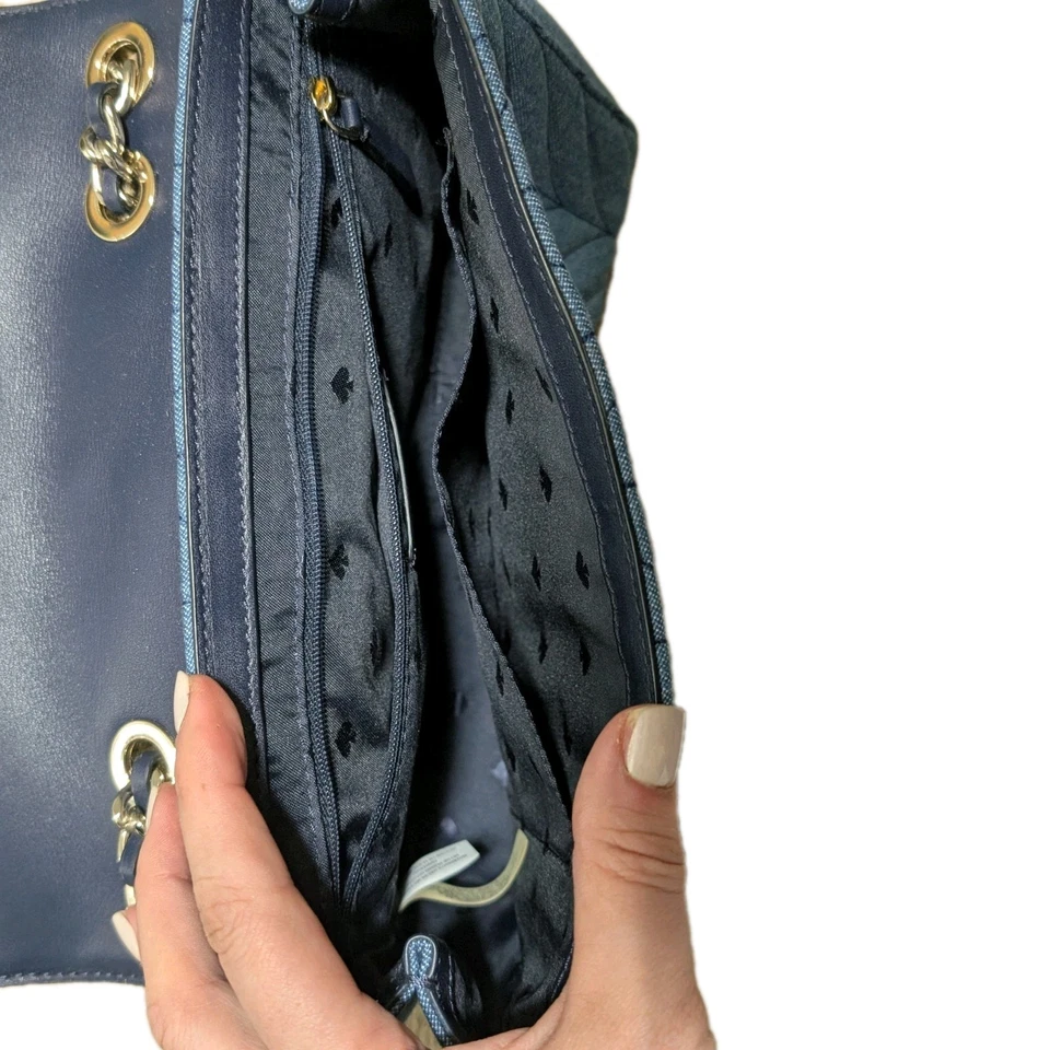 Aplique acolchado de flores de esmelina de mezclilla Kate Spade Briar Lane Foto 3 de 4