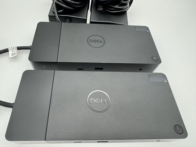 Lot of (2) Dell WD19TB Thunderbolt Docking Stations w 130W Pwr Units Free Ship