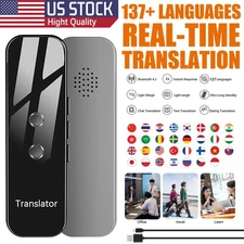 Language Translator Device 140+Languages Two-Way Instant Voice Photo Translation
