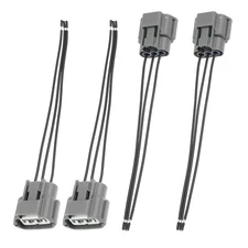 X AUTOHAUX 4pcs Ignition Coil Connectors Plug Wiring Harness Pigtail Wiring... 