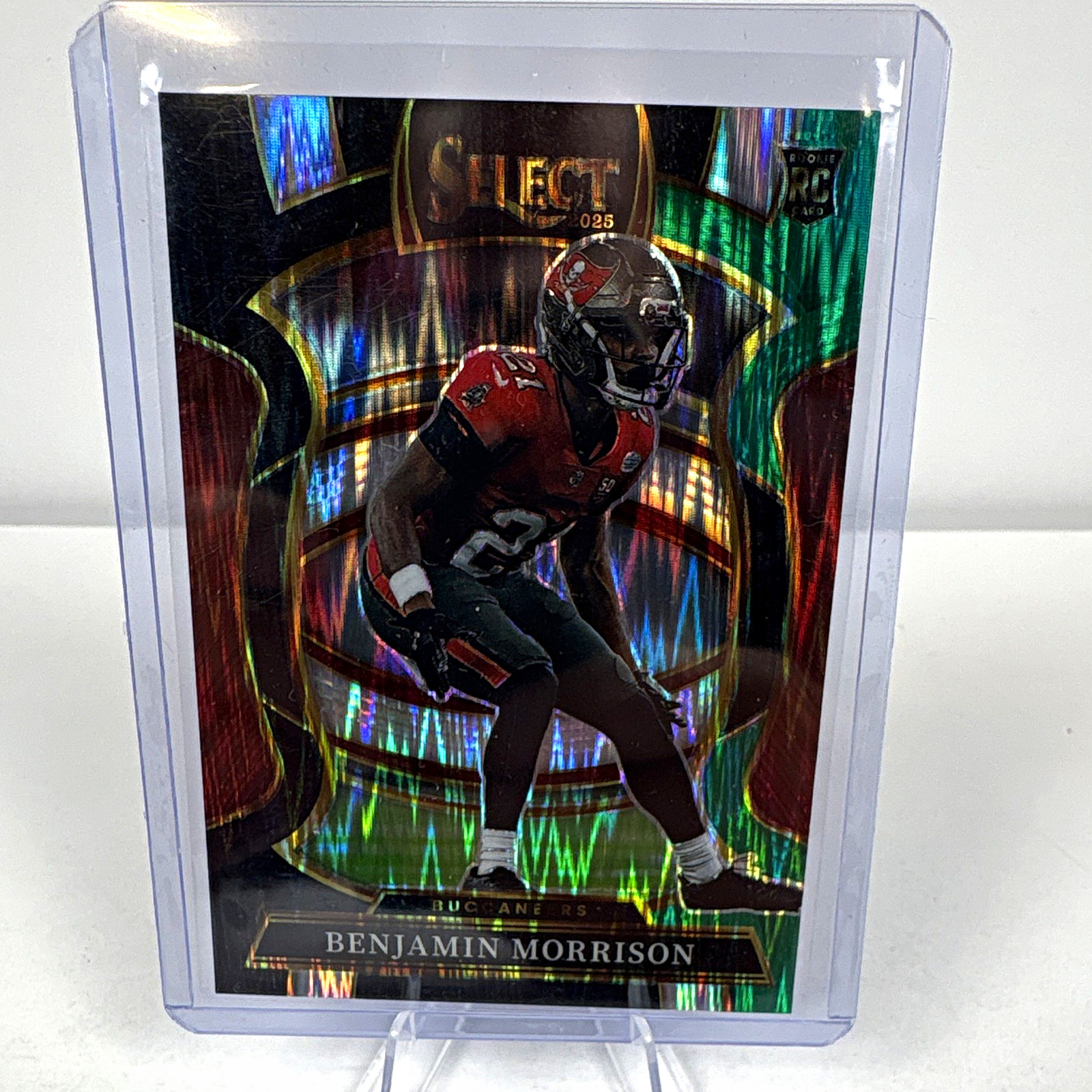 Panini 2025 Select Football Benjamin Morrison Tampa Bay Buccaneers RC Prizm #39