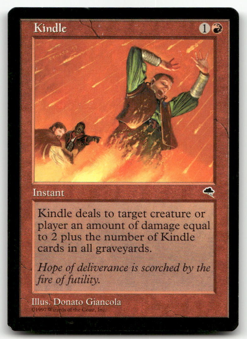 Kindle #184 (LP) Tempest TMP Magic MTG