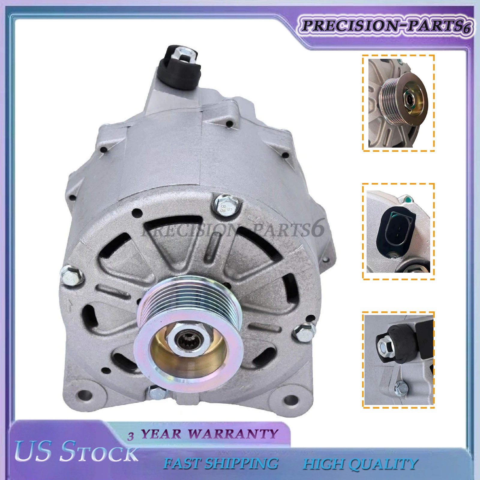 Fits For Bentley Continental GTC 03-18 07C903021J Engine Alternator Generator