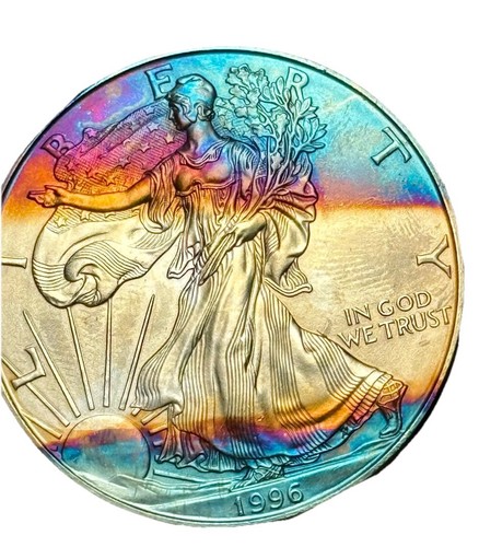 1996 American Silver Eagle Bu Album Toner