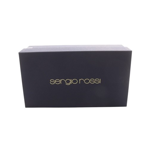 Sergio Rossi Scarpe Donna Pumps, Stilettoed, Pointed Toe, Suede Navy / Women'S - Picture 7 of 9