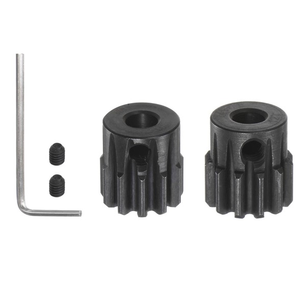 2Stk 1 M1 Ritzel Motor Getriebe Set 11T 12T Passt 5Mm Rc Motor Welle M1-image