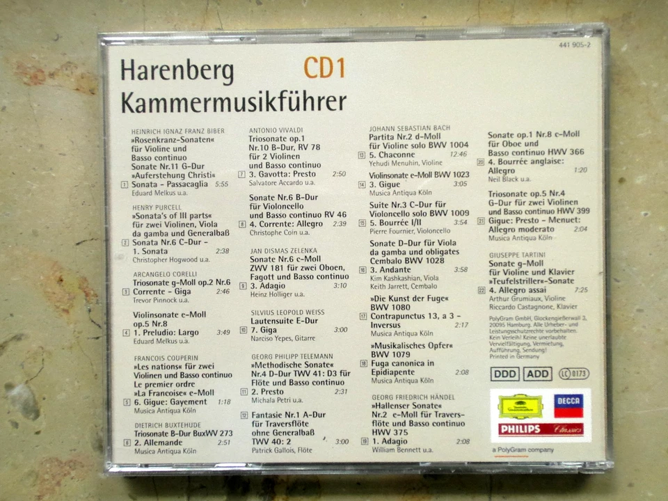 CD-Set HARENBERG KAMMERMUSIK-FÜHRER 12 CD-Edition über 170 Aufnahmen 15 Std. M - Bild 4 von 4