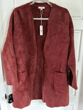Max studio women’s coat color brick size M $168