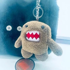 Domo kun Sekiguchi Plush doll  Mini Mascot Keychain NHK Television 9cm Japan