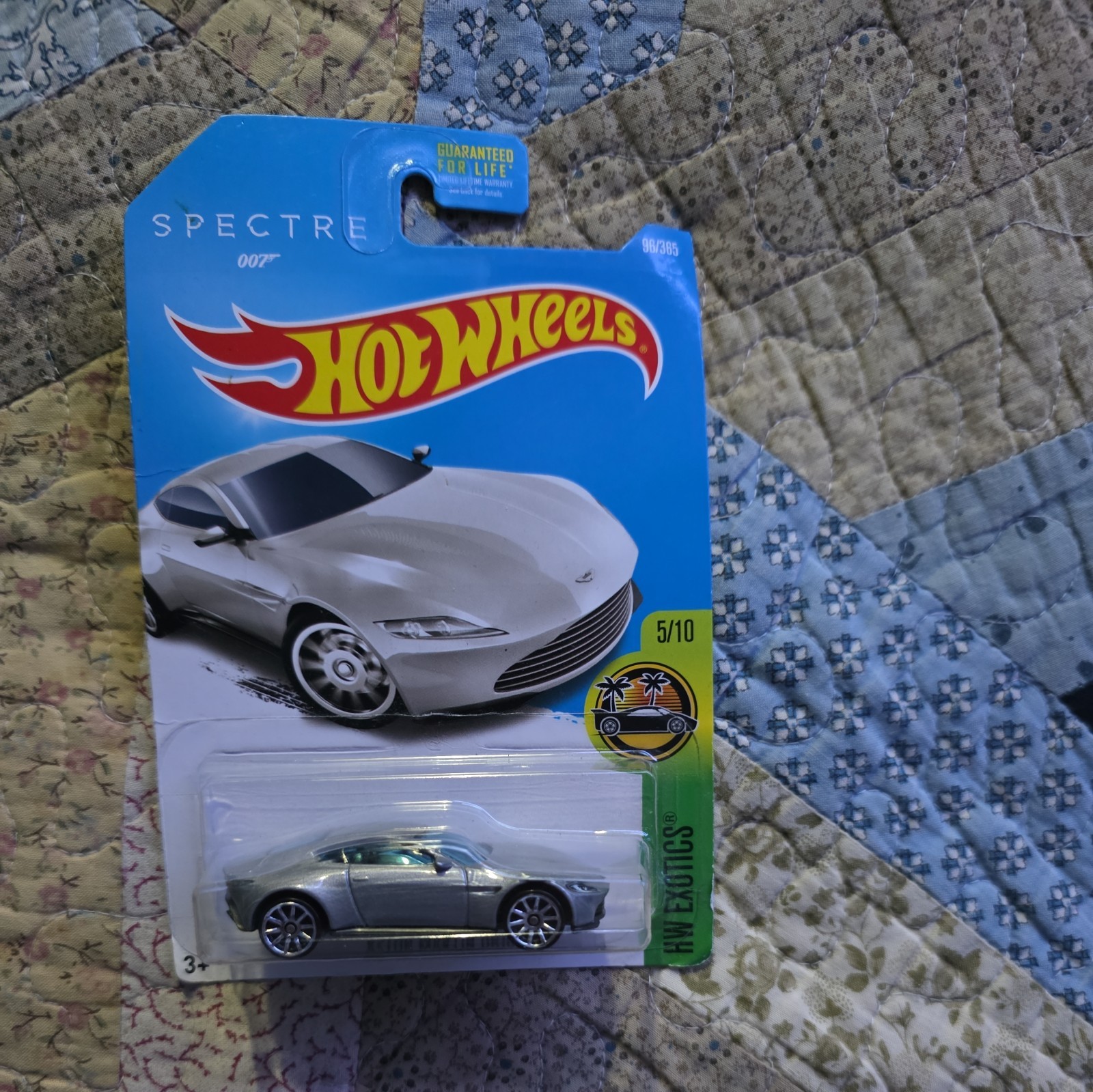 Hot Wheels 2017 HW Exotics James Bond 007 Spectre Aston Martin DB10 96/365,