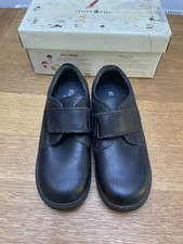 Startrite  child’s  Black Leather  Shoes, UK 13.5 width F. 