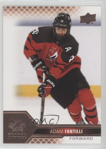 Adam Fantilli [Rose Gold] #27 2022 Upper Deck Team Canada Juniors card