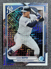 2024 Bowman Chrome Mega #89 Mojo Refractor Juan Soto New York Yankees