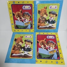 Between The Lions - Two Pocket Folders - Back To School Supplies Lot of 4 - 2001
