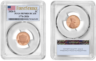 2026 S Lincoln Cent 1C PCGS PR70RD DCAM FirstStrike #2