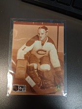 1991-92 Pro Set - Jacques Plante #341 Montreal  Canadians