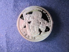 2025 S 1 TEXAS  Innovation Dollar MISSION CONTRO CENTER JOHNSON SPACE  D C PROOF