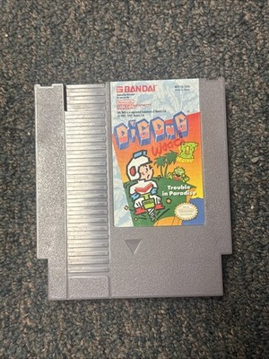 Dig Dug II 2 (Nintendo NES Cartridge) Tested & Working Free Shipping