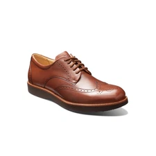 Samuel Hubbard Men's "Tipping Point" Brogue Dress Shoe Tan Leather