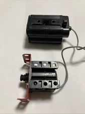 Meccano Erector Set Battery Operated Motor Tested  Black w/ Gearbox SEE VIDEO