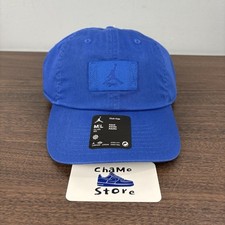 Nike Jordan Club Cap Blue Jumpman Logo Unisex Organic Cotton FD5181-480 Sz M