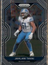 Jahlani Tavai 2020 Panini Prizm Detroit Lions #203
