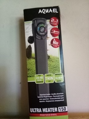 Aquael Heater Ultra 150 & Thermometer Brand New