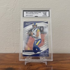 2025 Panini Absolute #42 Matthew Stafford Los Angeles Rams CCG GEM MINT 10
