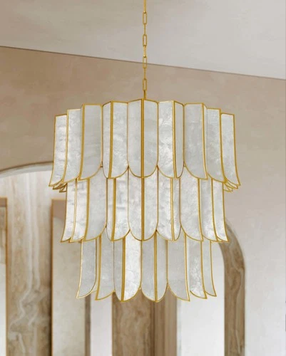 Corbett Lighting 365-32 Cartagena 16 Light 32"W Waterfall - Gold - Picture 4 of 4