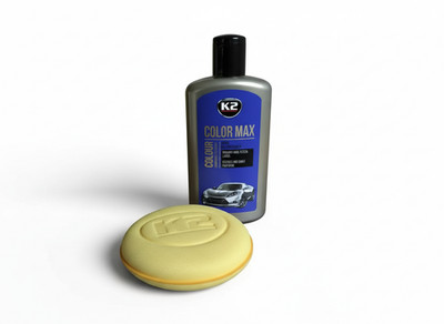 Dunkelblau  Autopolitur Polierpaste Wachspolitur Politurschwamm Color Max Blau