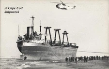 A Cape Cod Shipwreck Chrome Original Vintage Postcard
